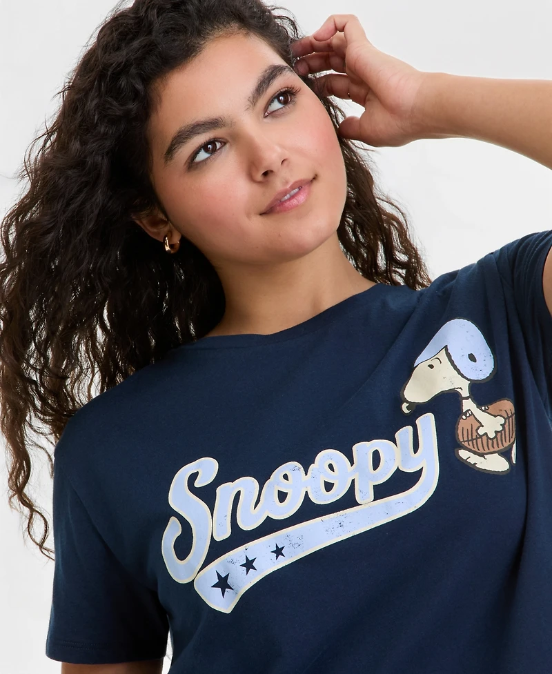 Grayson Threads, The Label Juniors' Snoopy Varsity Tee