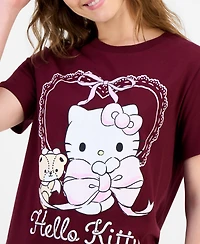 Grayson Threads, The Label Juniors' Hello Kitty Bow Graphic-Print Tee