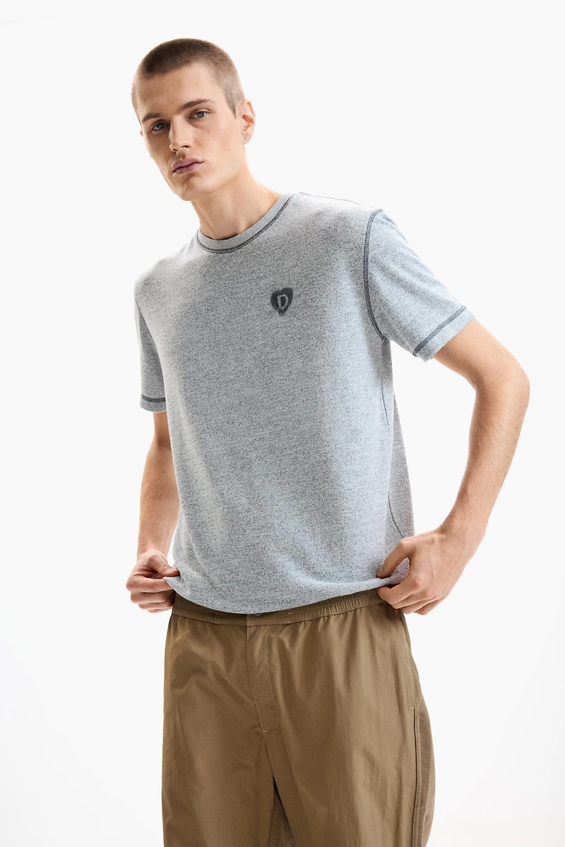 Desigual Men's Long mixed-fabric trousers