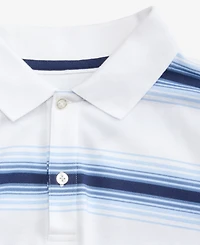Club Room Men's Team Stripe Pique Polo Shirt, Exclusively at Macy's