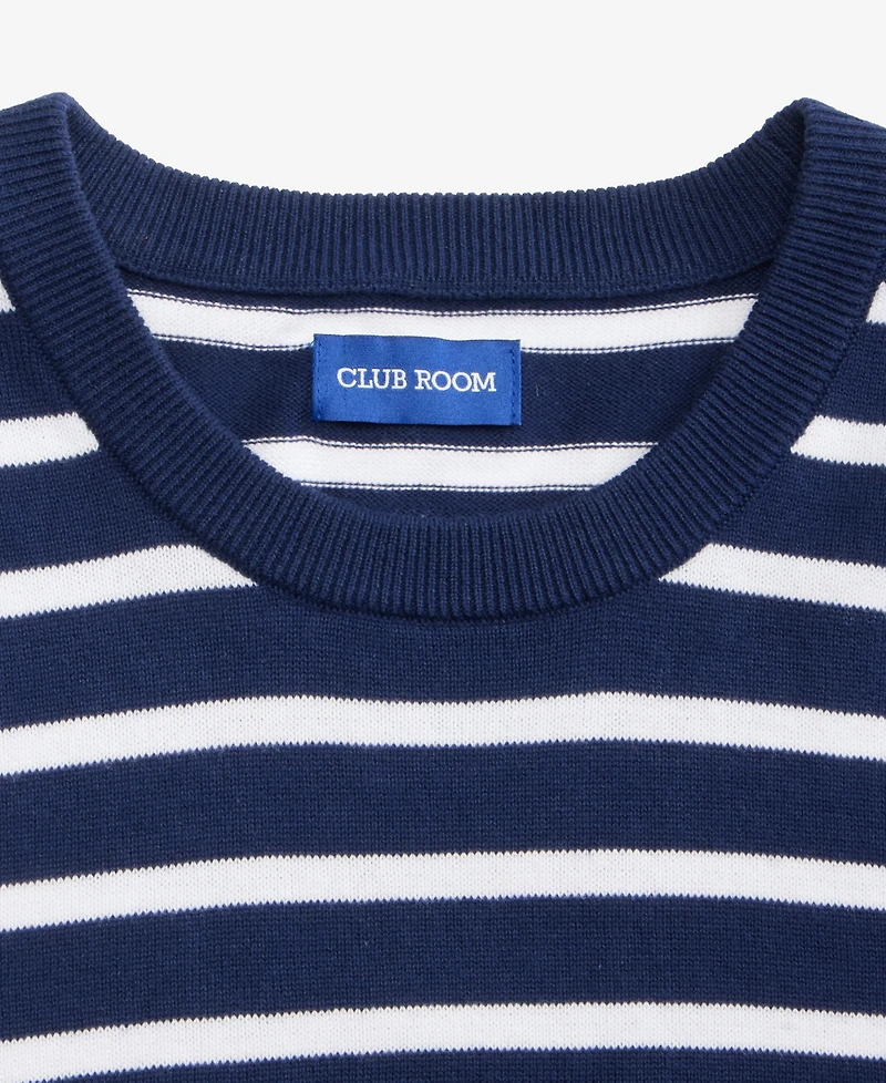 Club Room Men's Short-Sleeve Bengal Striped Cotton Sweater T-Shirt, Exclusively at Macy's