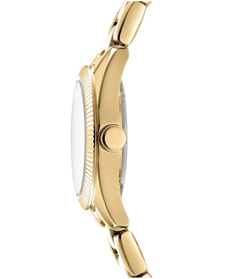Dkny Women's Mini Quartz Gold-Tone Stainless Steel Bracelet Watch 23 mm