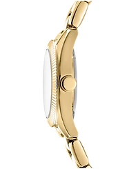 Dkny Women's Mini Quartz Gold-Tone Stainless Steel Bracelet Watch 23 mm
