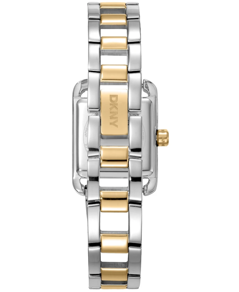 Dkny Women's Mini Quartz Two-Tone Stainless Steel Bracelet Watch 23mm and Gift Set