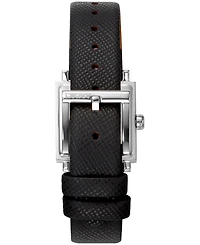 Dkny Women's Milanese Quartz Black Leather Strap Watch 24x31mm