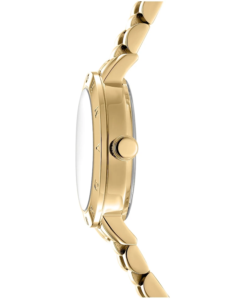 Dkny Women's Essentials Quartz Gold-Tone Stainless Steel Bracelet Watch 28mm Gift Set