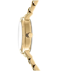 Dkny Women's Essentials Quartz Gold-Tone Stainless Steel Bracelet Watch 28mm Gift Set