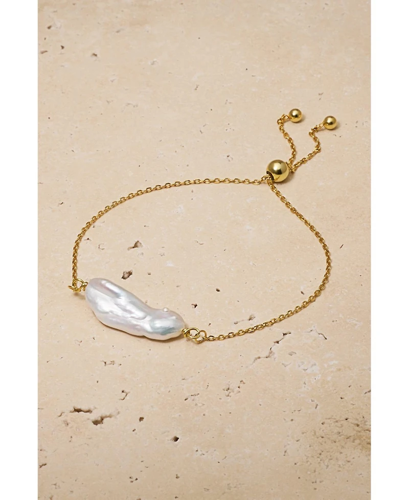 Untamed Petals Bree Baroque Pearl Bracelet