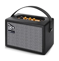 Pyle Portable Electronic Guitar Amplifier - High-Definition Speaker with Tone Controls (PGTAMPL232BK)