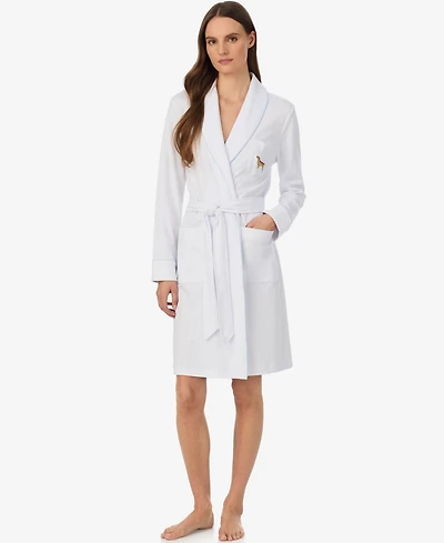 Lauren Ralph Women's Long-Sleeve Shawl Collar Robe