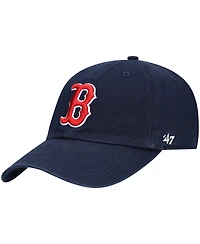 '47 Brand Men's Navy Boston Red Sox Clean Up Adjustable Hat
