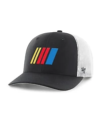 '47 Brand Men's Black Nascar Adjustable Trucker Hat