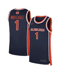 Nike Big Boys and Girls Navy Auburn Tigers Replica Basketball Jersey