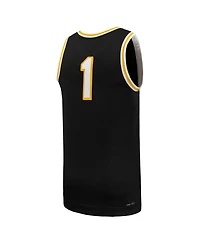 Nike Men's 1 Black Missouri Tigers Replica Basketball Jersey