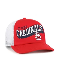 '47 Brand Men's Red St. Louis Cardinals Meander Foam Trucker Snapback Hat