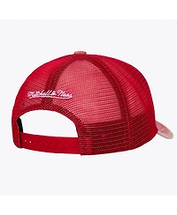 Mitchell & Ness Men's Red Chicago Bulls Gameday Snow Wash Adjustable Trucker Hat