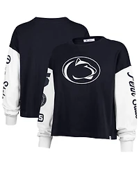 '47 Brand Women's Navy Penn State Nittany Lions Sydney Long Sleeve T-Shirt