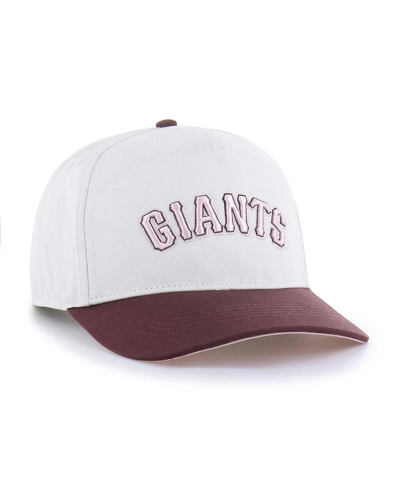 '47 Brand Men's and Women's Stone/Burgundy San Francisco Giants Love Letter Adjustable Hitch Hat