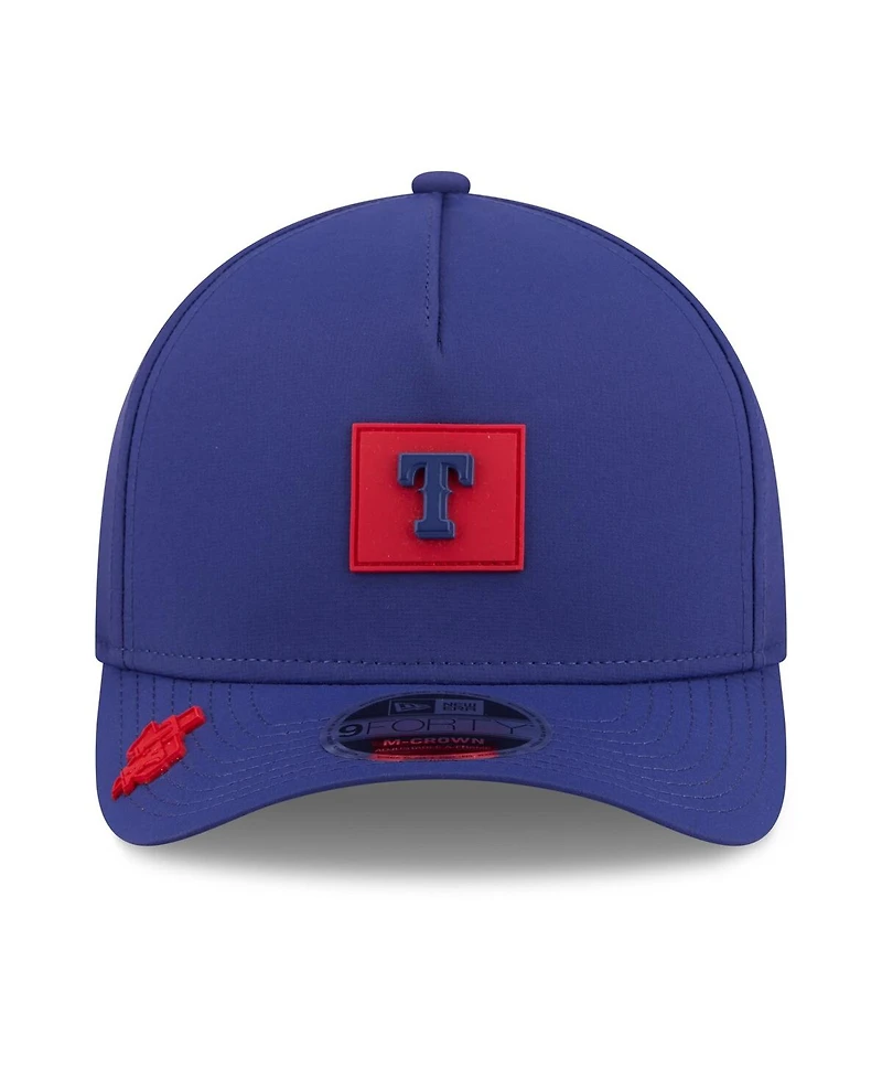 New Era Men's Royal Texas Rangers 2026 Clubhouse 9FORTY A-Frame Adjustable Hat