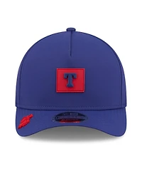 New Era Men's Royal Texas Rangers 2026 Clubhouse 9FORTY A-Frame Adjustable Hat