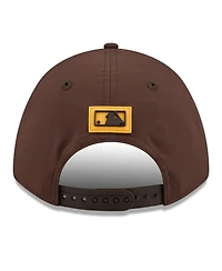 New Era Men's Brown San Diego Padres 2026 Clubhouse 9FORTY A-Frame Adjustable Hat