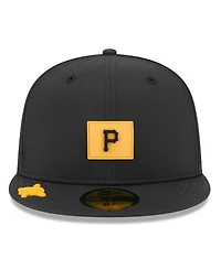 New Era Men's Black Pittsburgh Pirates 2026 Clubhouse 59FIFTY Fitted Hat