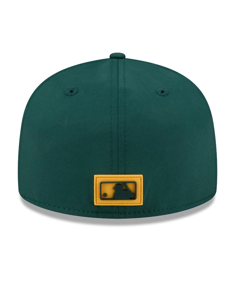 New Era Men's Green Athletics 2026 Clubhouse 59FIFTY Fitted Hat