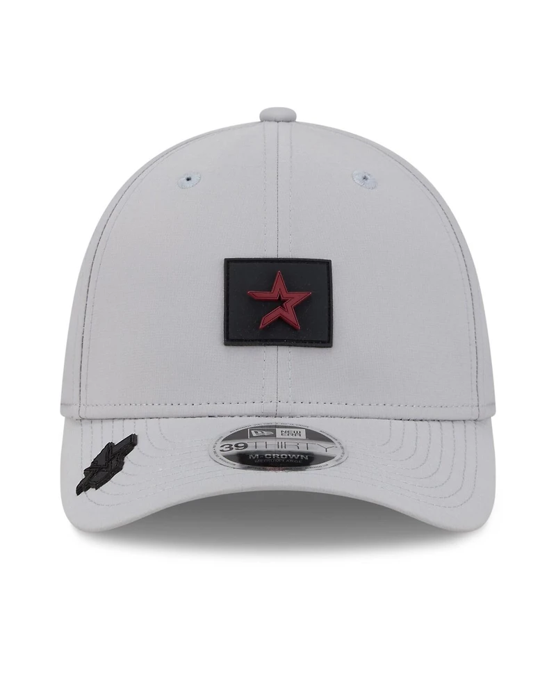 New Era Men's Gray Houston Astros 2026 Clubhouse Alternate 39THIRTY Flex Hat