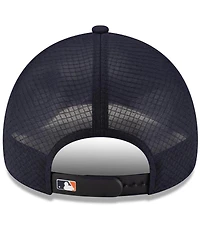 New Era Men's Navy Detroit Tigers 2026 Batting Practice Apex 9FORTY Adjustable Trucker Hat