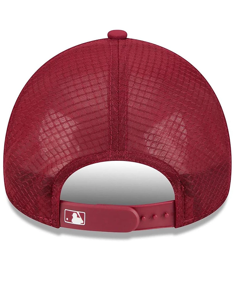 New Era Men's Maroon Philadelphia Phillies 2026 Batting Practice Alternate Apex 9FORTY Adjustable Hat