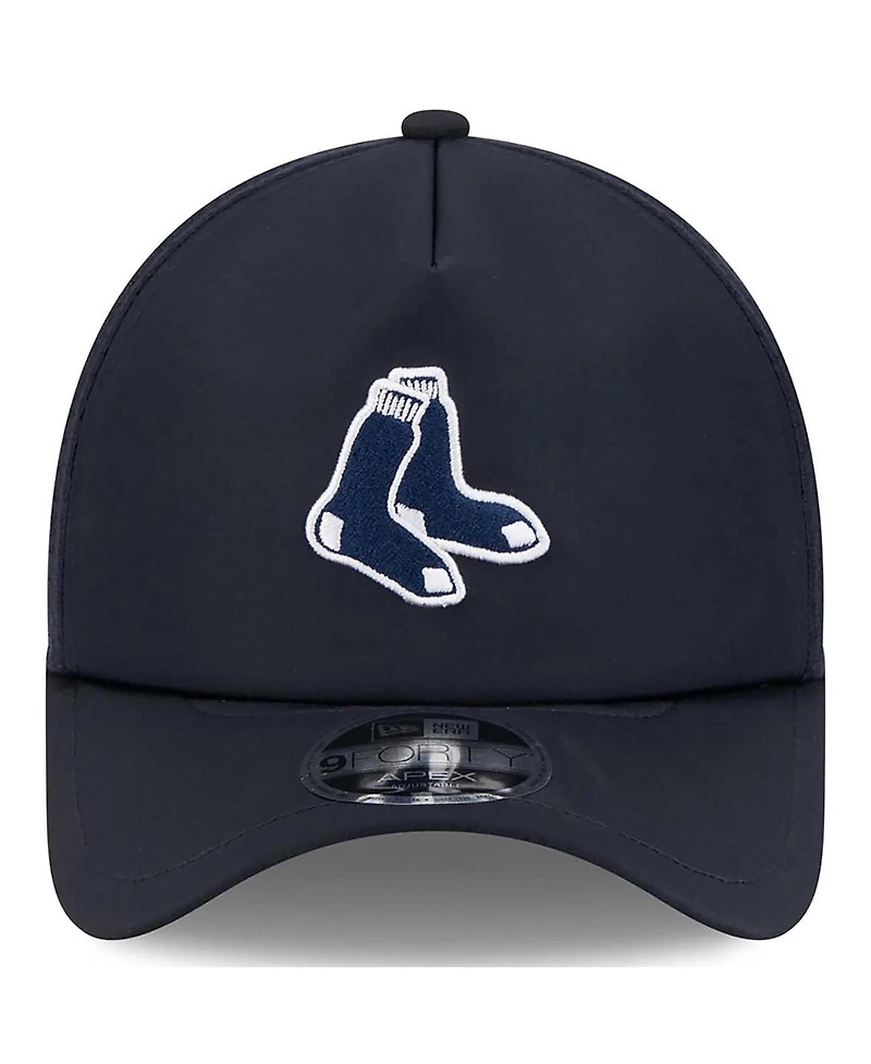 New Era Men's Navy Boston Red Sox 2026 Batting Practice Alternate Apex 9FORTY Adjustable Hat