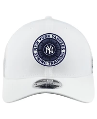 New Era Men's White New York Yankees 2026 Spring Training Fan Pack 9SEVENTY Adjustable Trucker Hat
