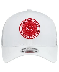 New Era Men's White Cincinnati Reds 2026 Spring Training Fan Pack 9SEVENTY Adjustable Trucker Hat