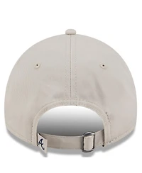 New Era Big Boys and Girls Stone/Navy Atlanta Braves 2026 Spring Training Fan Pack Batter 9TWENTY Adjustable Hat