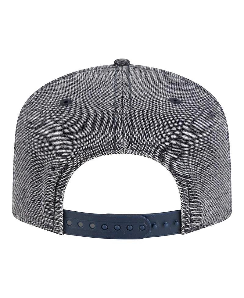 New Era Men's Navy Heather Los Angeles Dodgers Denim Classic 19TWENTY Adjustable Hat