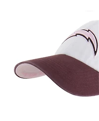 '47 Brand Men's and Women's Stone/Burgundy Los Angeles Chargers Love Letter Clean Up Adjustable Hat