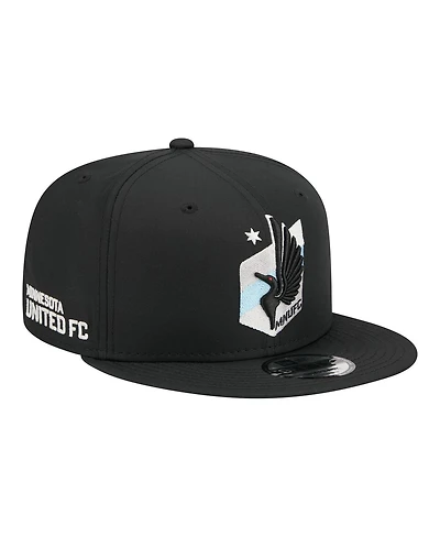 New Era Men's Black Minnesota United Fc 2026 Jersey Hook 9FIFTY Snapback Hat