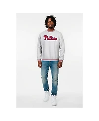 Champion Men's Grey Heather Philadelphia Phillies Reverse Weave Sweatshirt