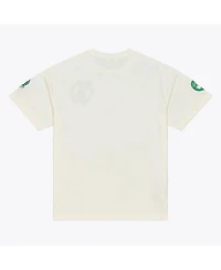 Mitchell & Ness Men's Cream Boston Celtics Hardwood Classics Chainstitch Premium T-Shirt