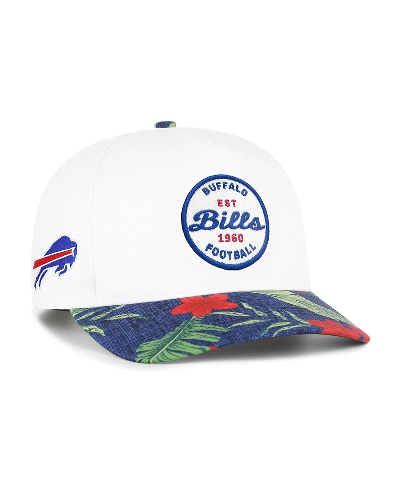 '47 Brand Men's White/Royal Buffalo Bills Beach Side Hitch Adjustable Hat