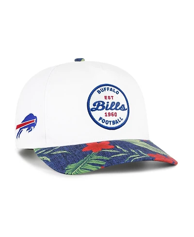 '47 Brand Men's White/Royal Buffalo Bills Beach Side Hitch Adjustable Hat