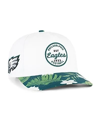 '47 Brand Men's White/Midnight Green Philadelphia Eagles Beach Side Hitch Adjustable Hat
