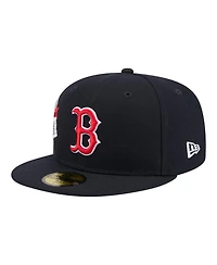 New Era Men's Navy Boston Red Sox City Patch 59FIFTY Fitted Hat
