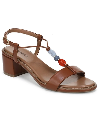 Style & Co Women's Blancaa Block Heel Stone Dress Sandals, Macy's Exclusive