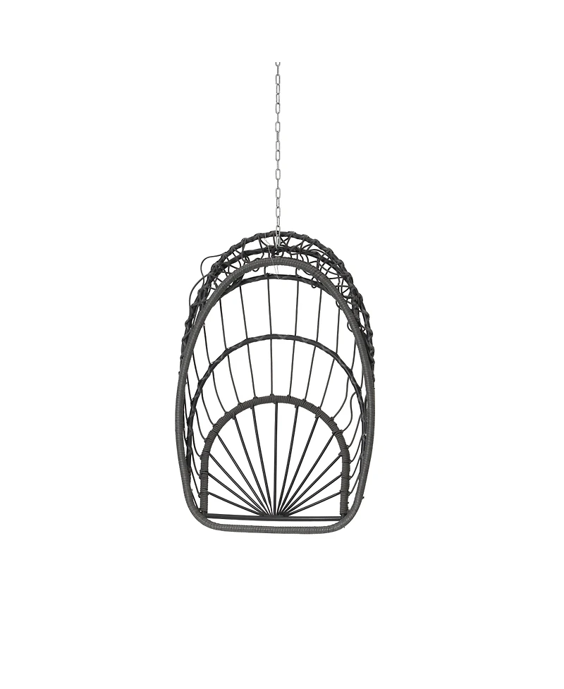 Streamdale Furniture Outdoor Garden Rattan Egg Swing Chair Hanging Chair