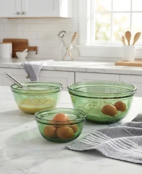 Anchor Hocking Rosewater 3-Pc. Mixing Bowl Set