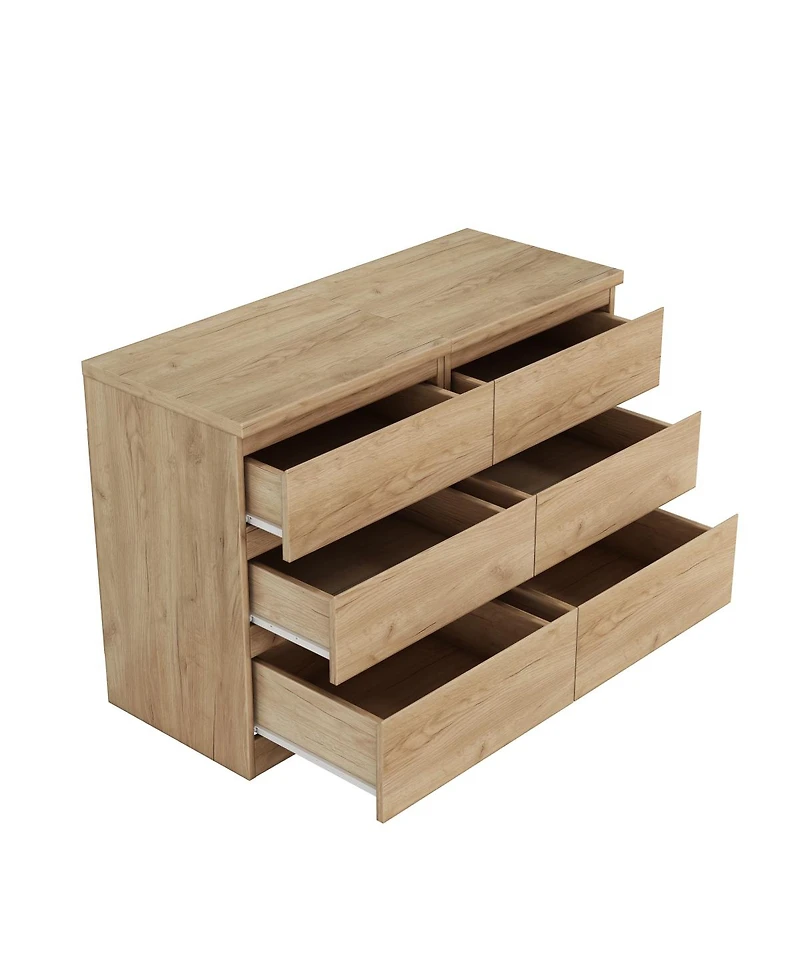 Streamdale Furniture 2pc 19.7" Nightstands 3 Drawers, Handle-Free Side Tables