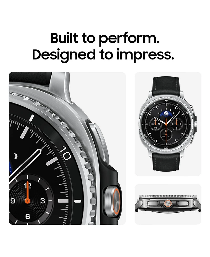 Samsung Galaxy Watch8 Cellular Lte Classic Stainless Steel Smartwatch 46mm Bt - (2025, Sm-L505UZWAXAA)