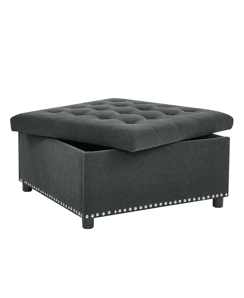 Streamdale Furniture Tufted Storage Ottoman
