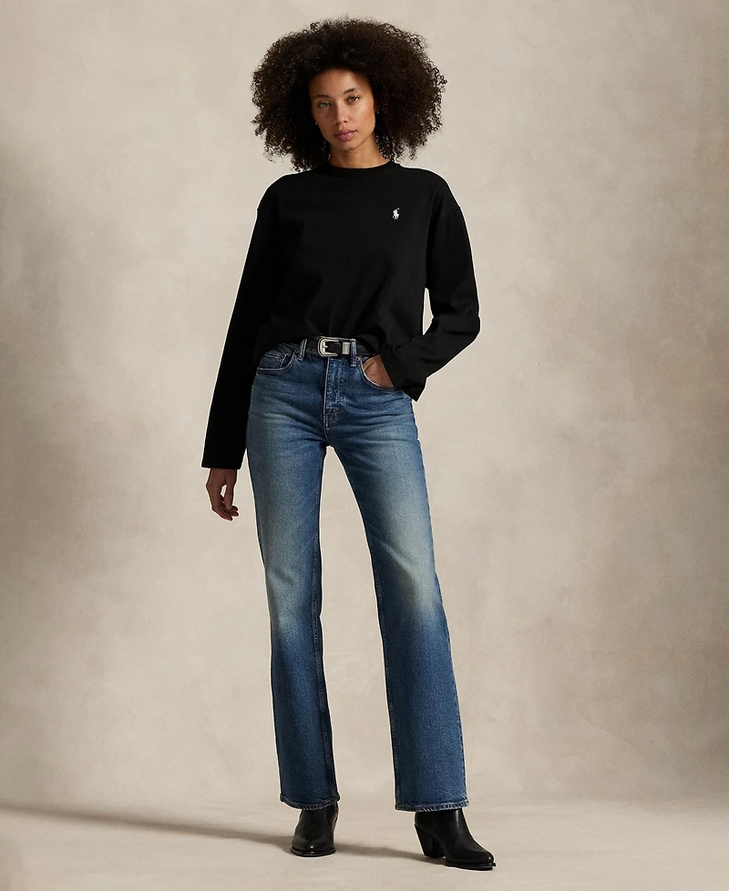 Polo Ralph Lauren Women's Crewneck Long-Sleeve T-Shirt